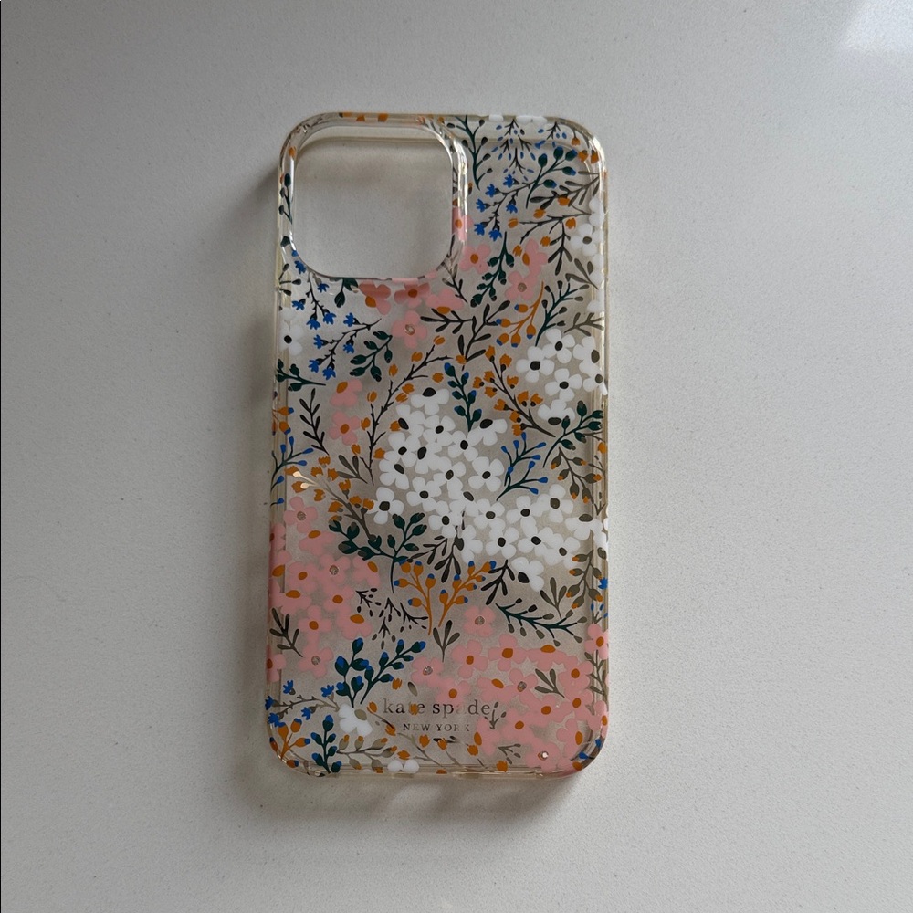 Kate Spade Floral iPhone Case - Pink, Blue, and white floral